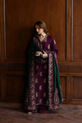 Elayna Zaib -ZF 050 - Luxury Lawn 3PC Chikenkari Heavy Embroidered Suit | Unstitched Summer Luxe '26
