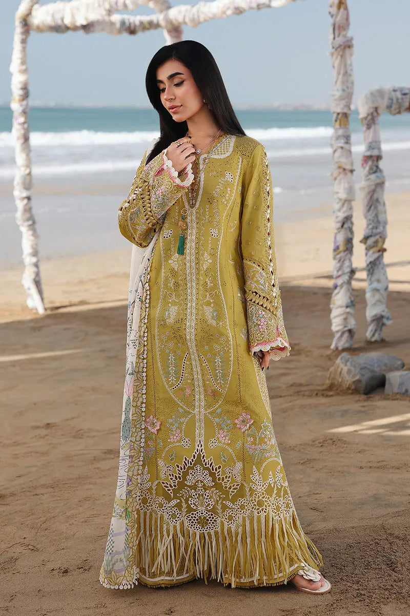 Anahita - Luxury Lawn 3PC Chikenkari Heavy Embroidered Suit | KB-074 Unstitched Summer Luxe '26