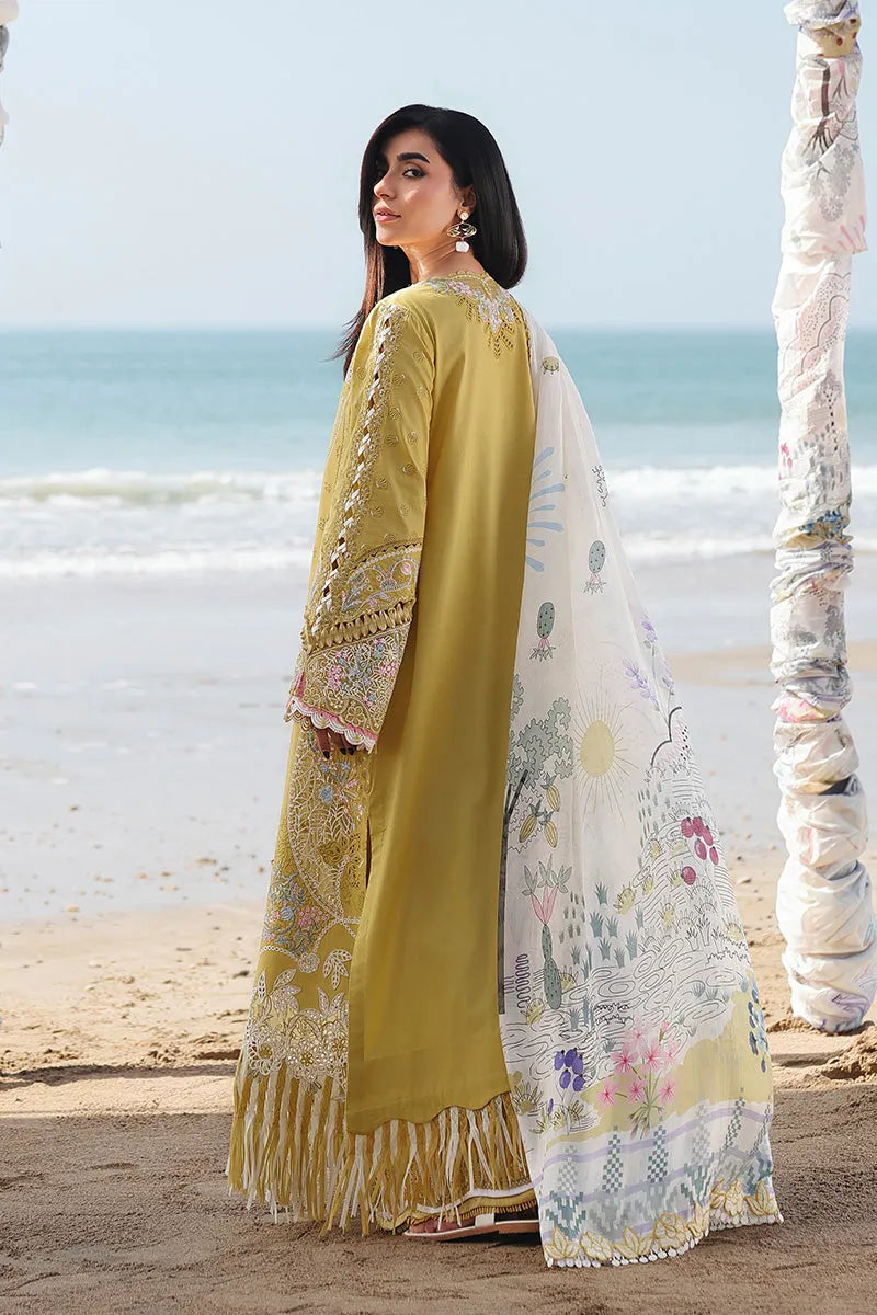 Anahita - Luxury Lawn 3PC Chikenkari Heavy Embroidered Suit | KB-074 Unstitched Summer Luxe '26