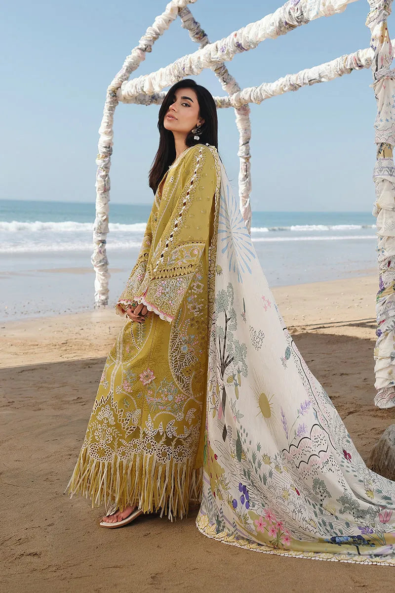 Anahita - Luxury Lawn 3PC Chikenkari Heavy Embroidered Suit | KB-074 Unstitched Summer Luxe '26