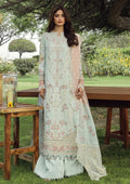 Javeria ZF-S-051 - Luxury Lawn 3PC Chikenkari Heavy Embroidered Suit | Unstitched Summer Luxe '26