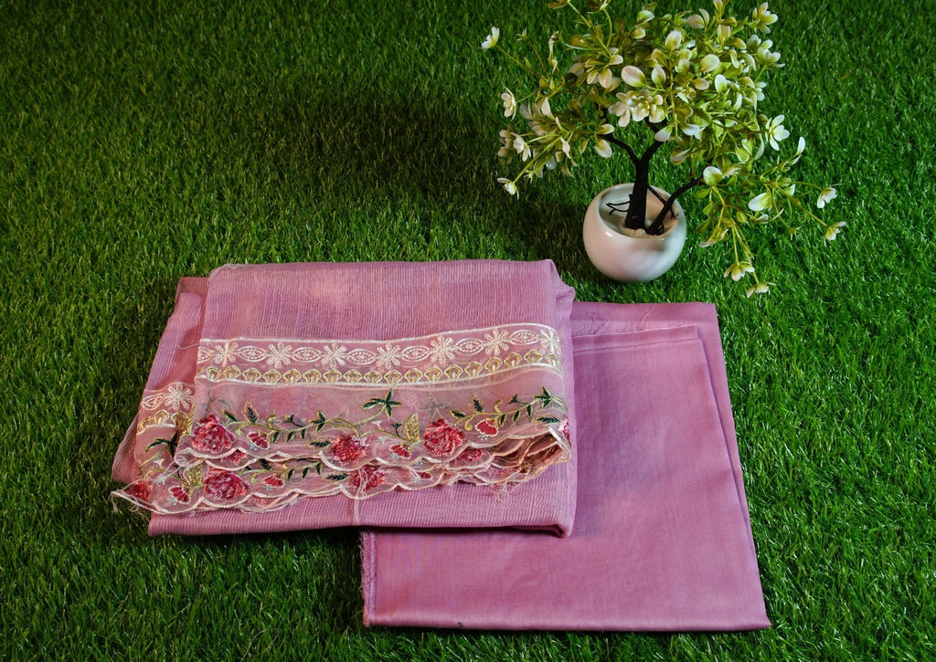 Amal - Luxury Lawn 3PC Chikenkari Heavy Embroidered Suit | KB-080 Unstitched Summer Luxe '26