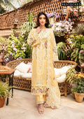 Dua -ZF 056 - Luxury Lawn 3PC Chikenkari Heavy Embroidered Suit | Unstitched Summer Luxe '26