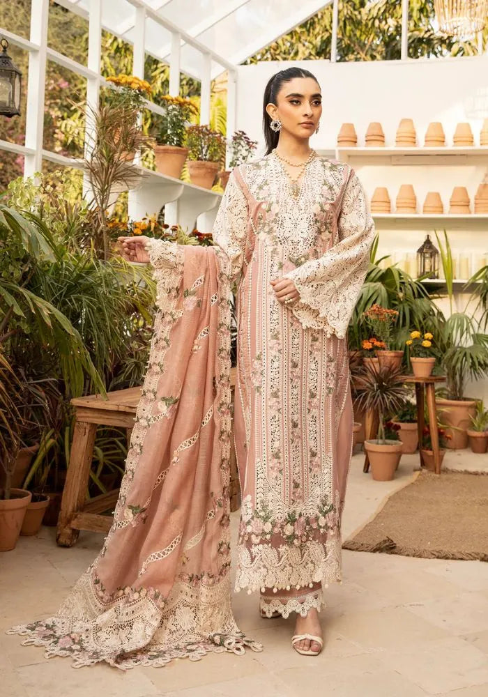 Aiman - Luxury Lawn 3PC Chikenkari Heavy Embroidered Suit | Unstitched Summer Luxe '26