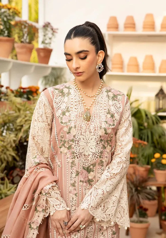 Aiman - Luxury Lawn 3PC Chikenkari Heavy Embroidered Suit | Unstitched Summer Luxe '26