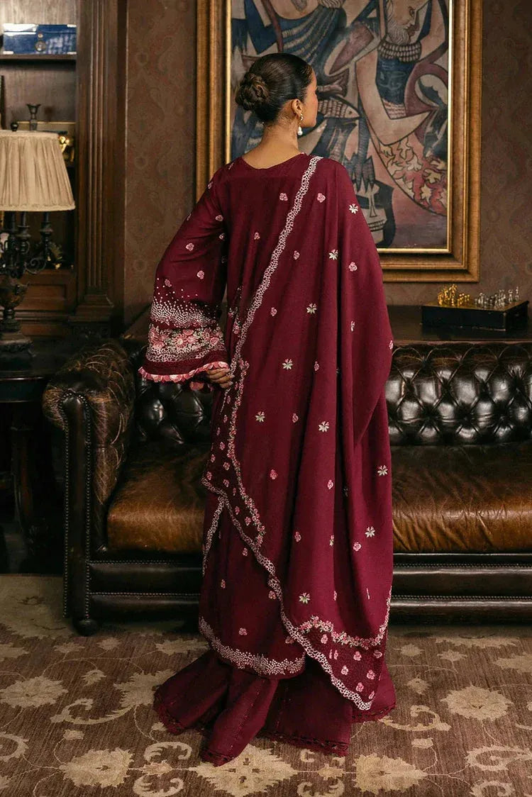 Sara - Luxury Lawn 3PC Chikenkari Heavy Embroidered Suit | Unstitched Summer Luxe '26
