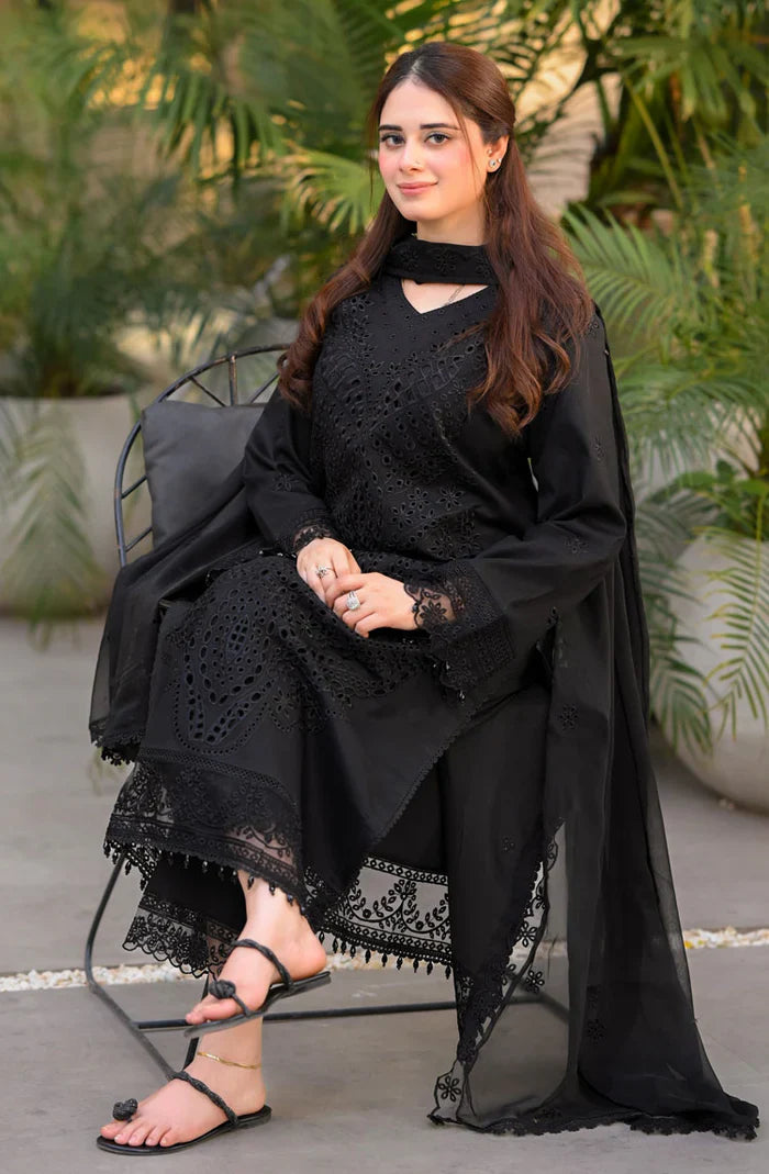 Arnika - Luxury Lawn 3PC Chikenkari Heavy Embroidered Suit | KB-089 Summer Luxe '26