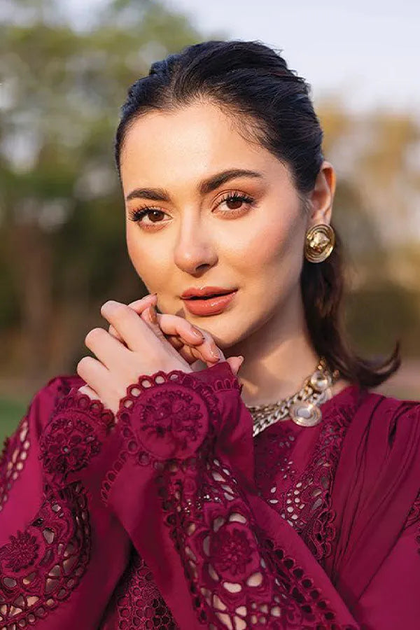 Zara - Luxury Lawn 3PC Chikenkari Heavy Embroidered Suit | KB-070 Unstitched Summer Luxe '26