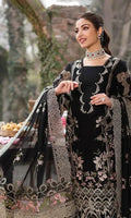 Mah -e-Rukh - Luxury Lawn 3PC Chikenkari Heavy Embroidered Suit | Unstitched Summer Luxe '26