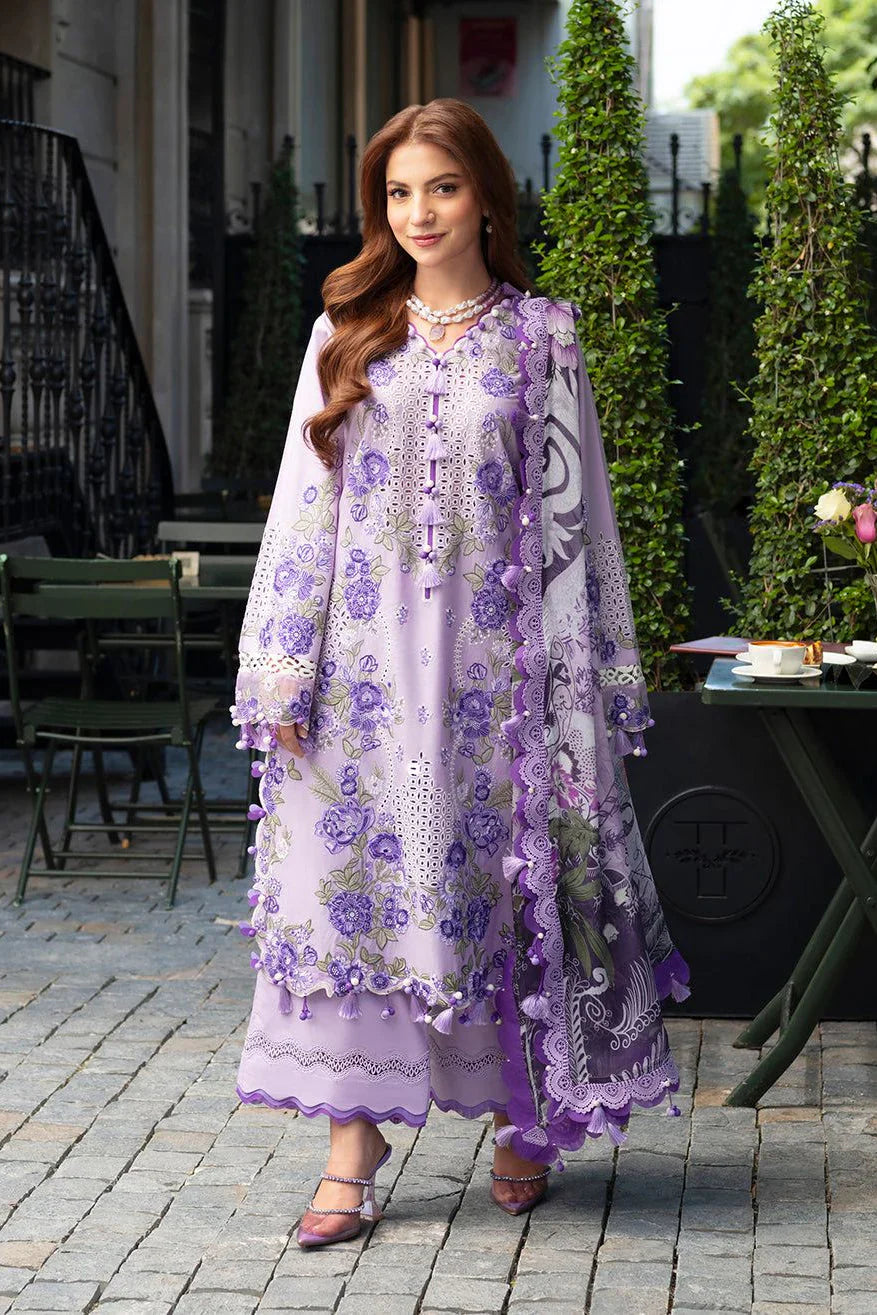 Areeba - Luxury Lawn 3PC Chikenkari Heavy Embroidered Suit | KB-093 Summer Luxe '26