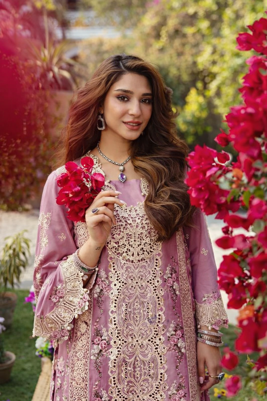 Shabnam - Luxury Lawn 3PC Chikenkari Heavy Embroidered Suit | Unstitched Summer Luxe '26